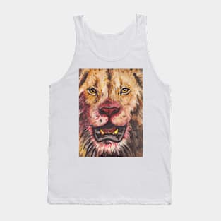 Lion Portrait Tank Top